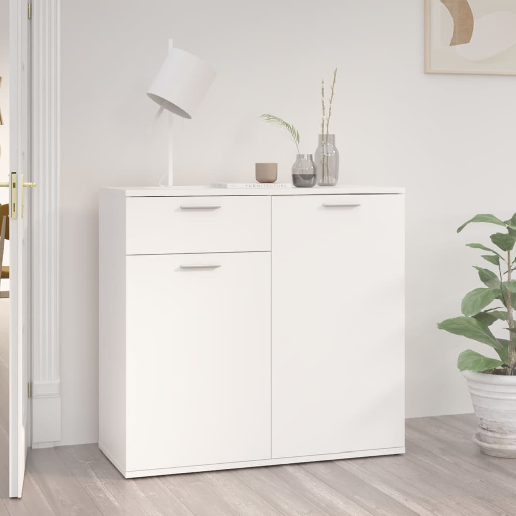 Aparador 80x36x75 cm derivados de madeira branco
