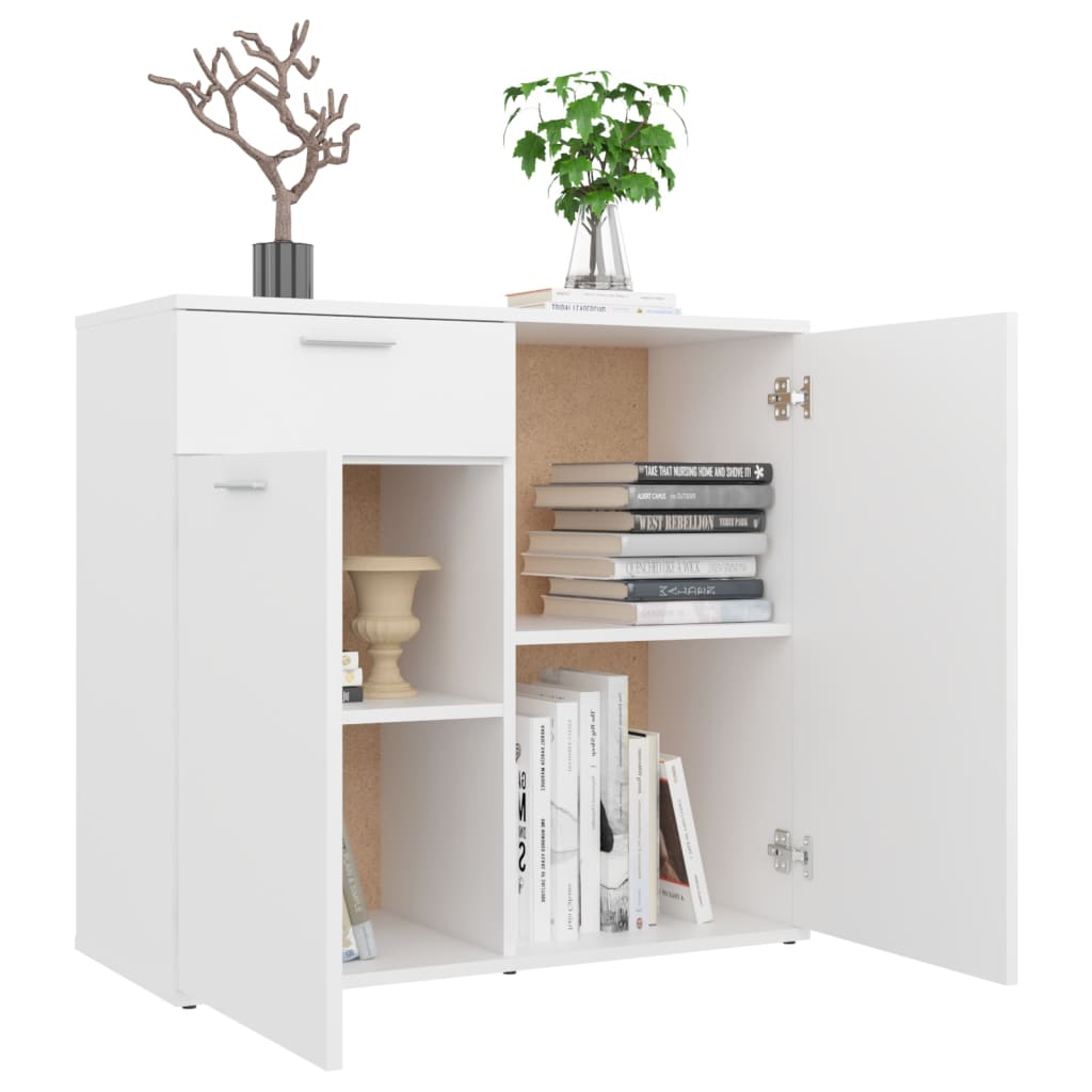 Aparador 80x36x75 cm derivados de madeira branco