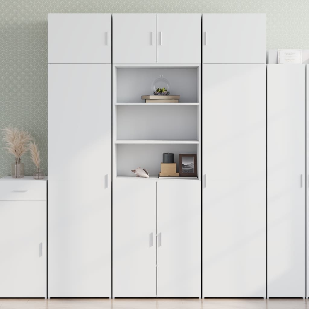 Armário alto 70x42,5x185 cm derivados de madeira branco