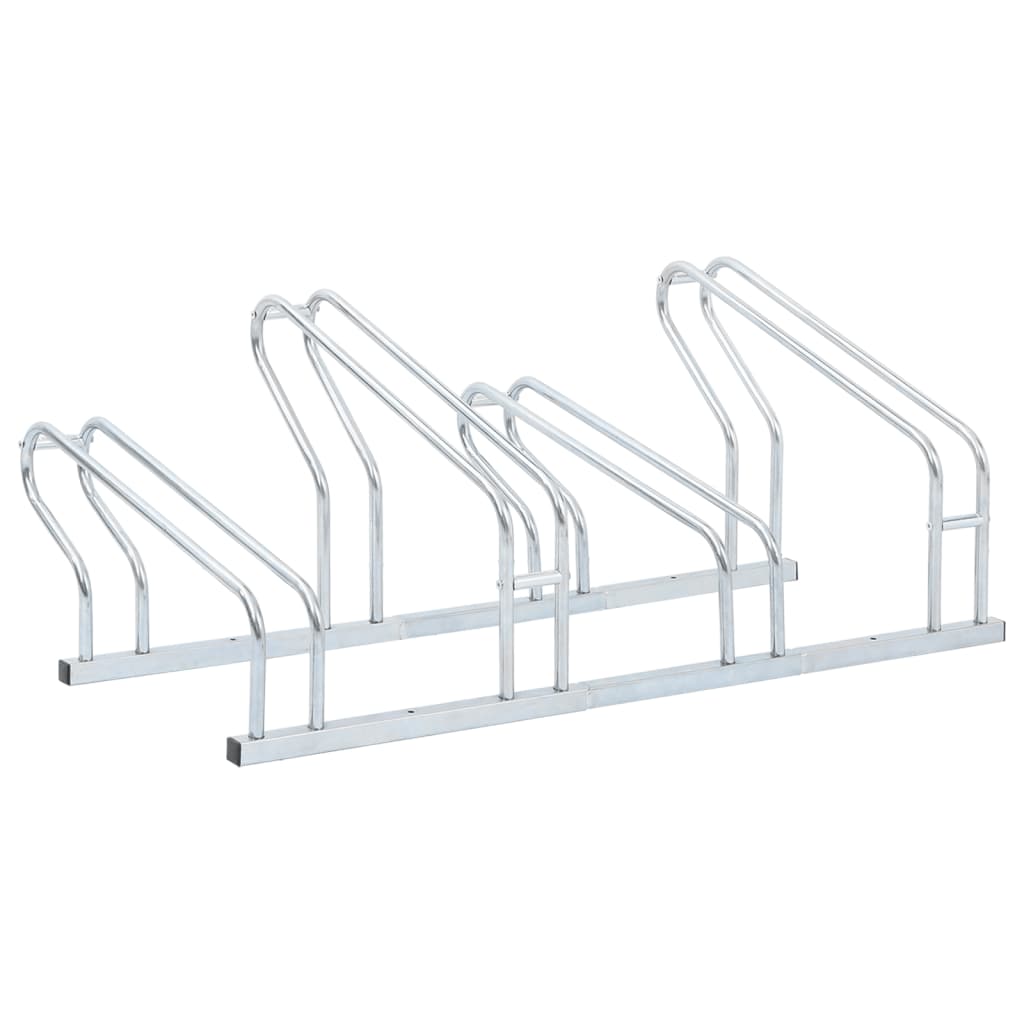 Suporte independente para 4 bicicletas aço galvanizado