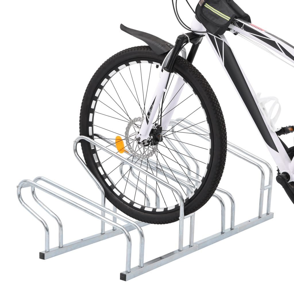 Suporte independente para 4 bicicletas aço galvanizado