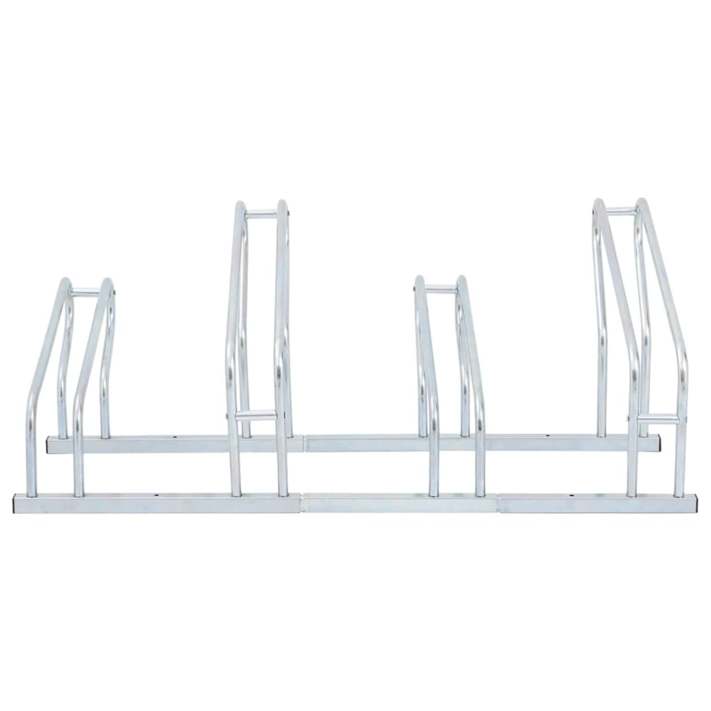 Suporte independente para 4 bicicletas aço galvanizado