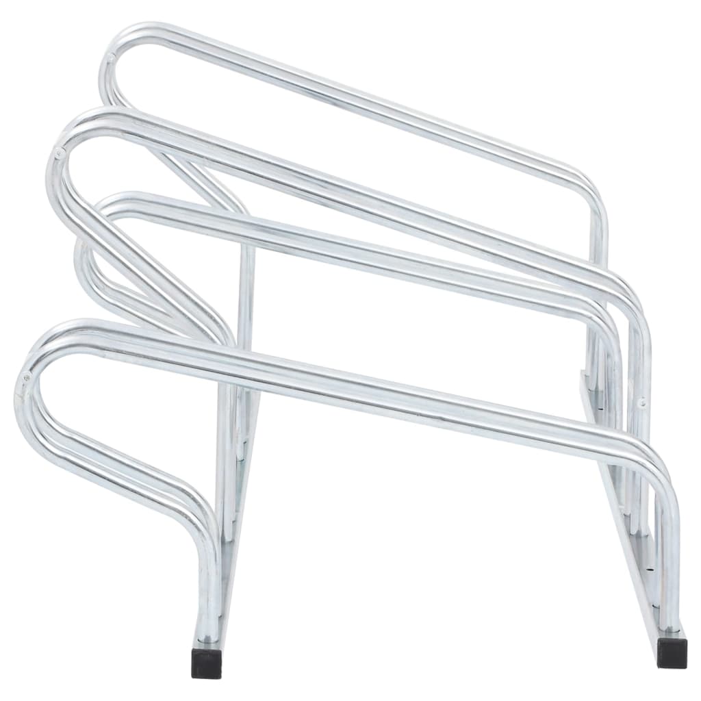 Suporte independente para 4 bicicletas aço galvanizado