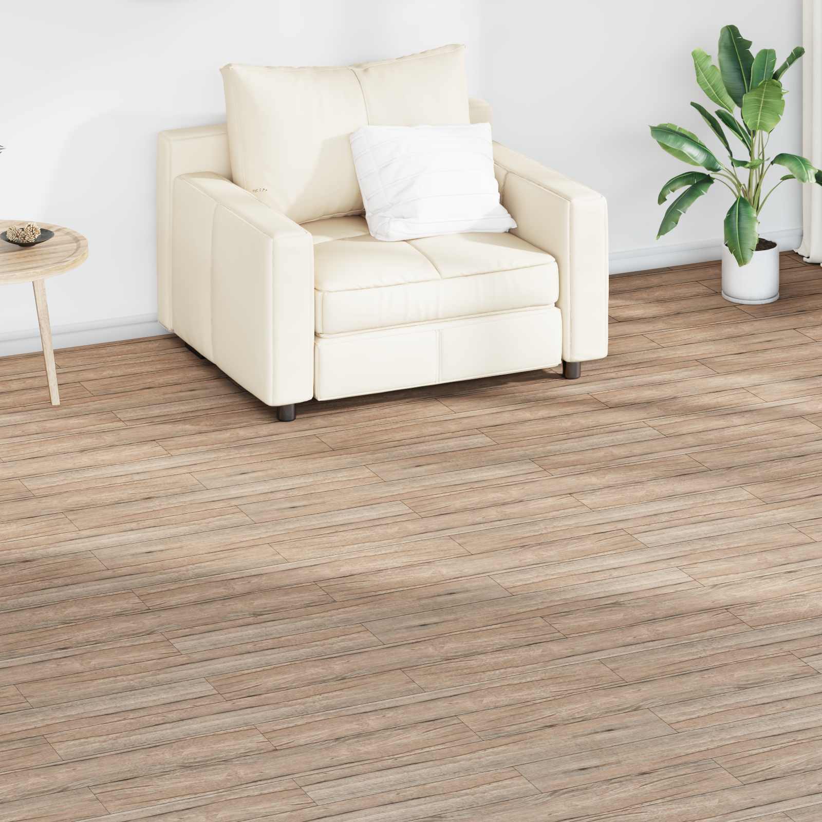 Pranchas de piso carvalho marrom 5,02 m² 36 unid. PVC