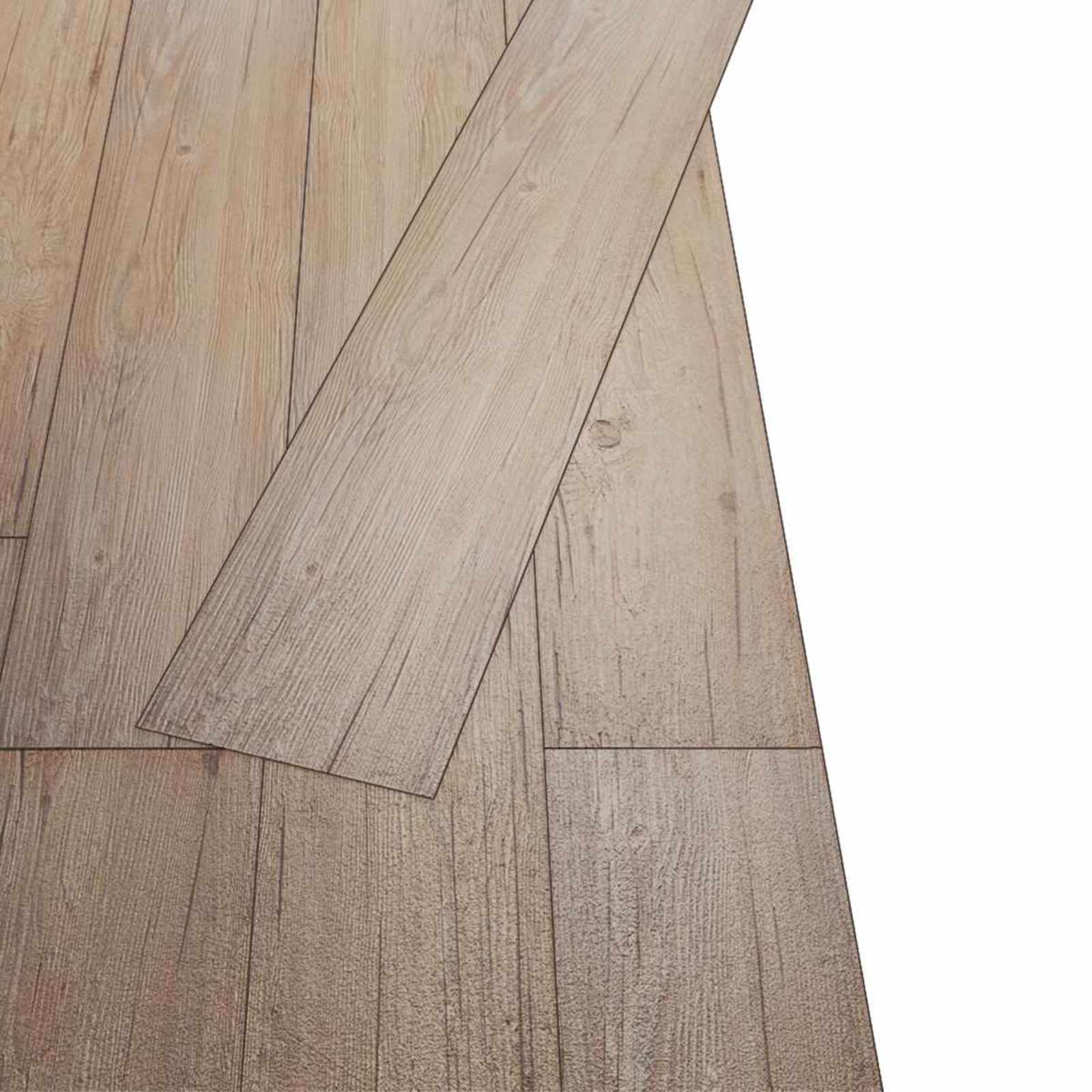 Pranchas de piso carvalho marrom 5,02 m² 36 unid. PVC