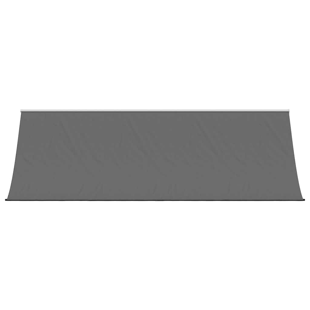 Toldo retrátil 400x150 cm tecido e aço antracite