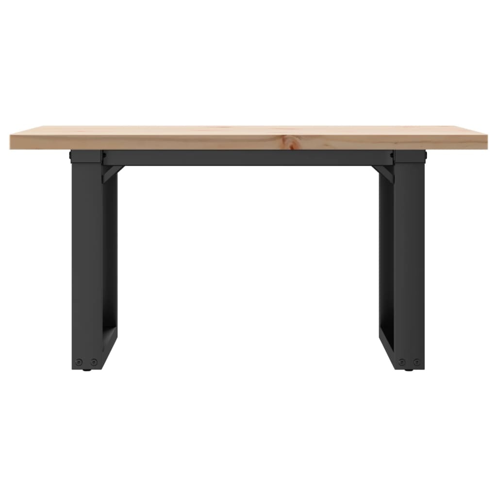 Mesa de centro estrutura em o 80x50x40,5 cm pinho/aço
