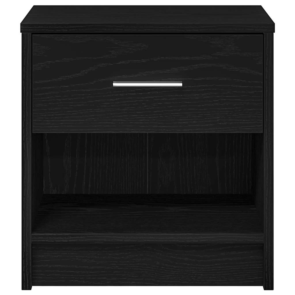 Mesa de cabeceira com gaveta 39x28x41 cm preto