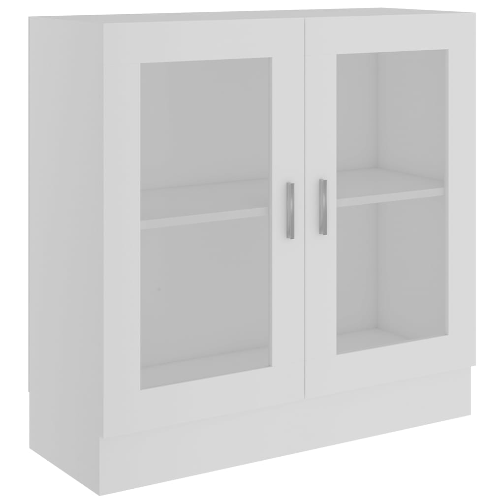 Armário vitrine 82,5x30,5x80 cm derivados de madeira branco
