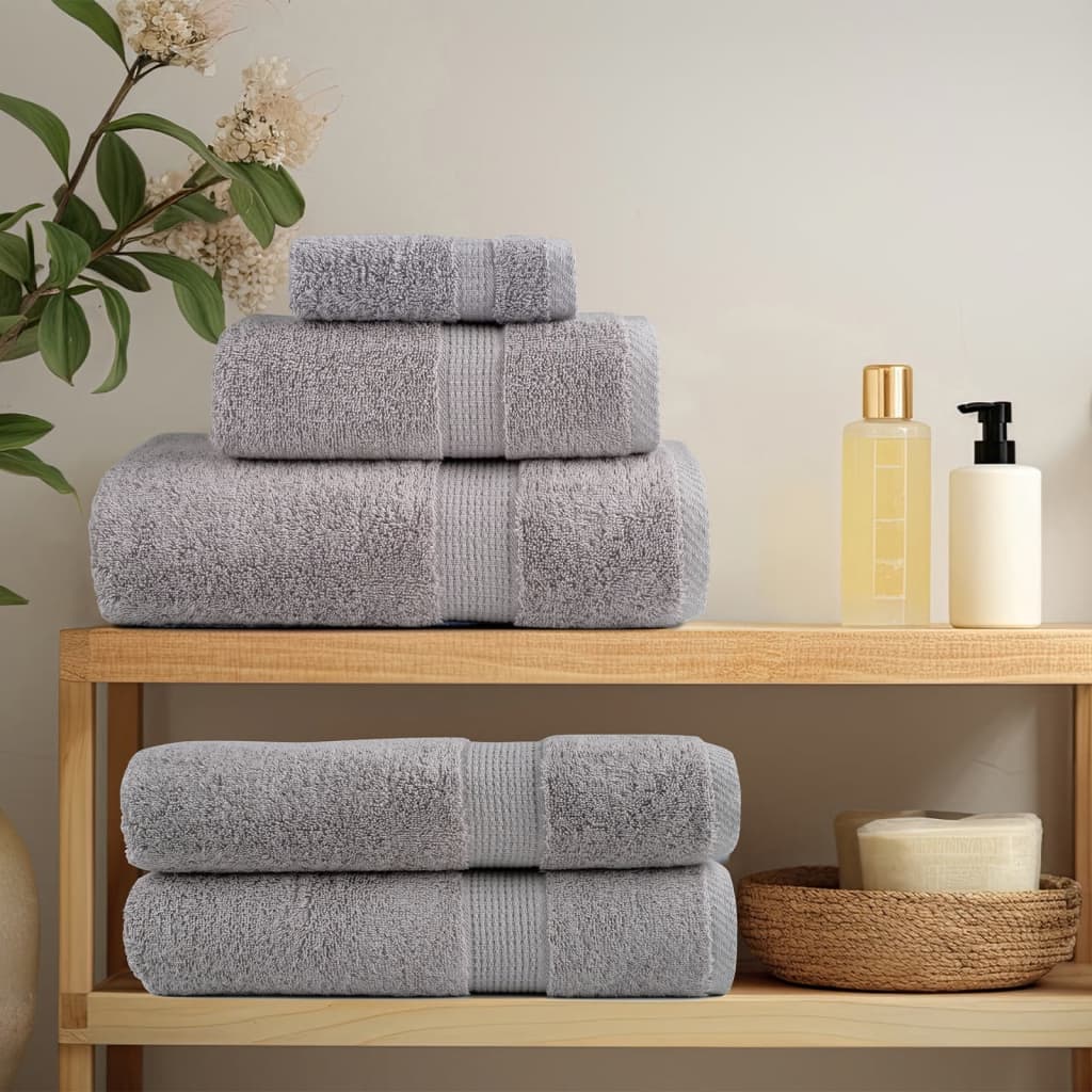 Toalhas de bidé premium solund 10pcs 30x50 cm 600 gsm cinzento