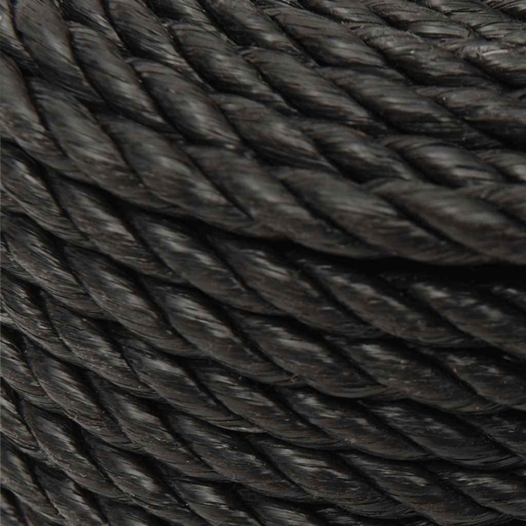 Corda de trabalho 10 mm 500 m polipropileno preto