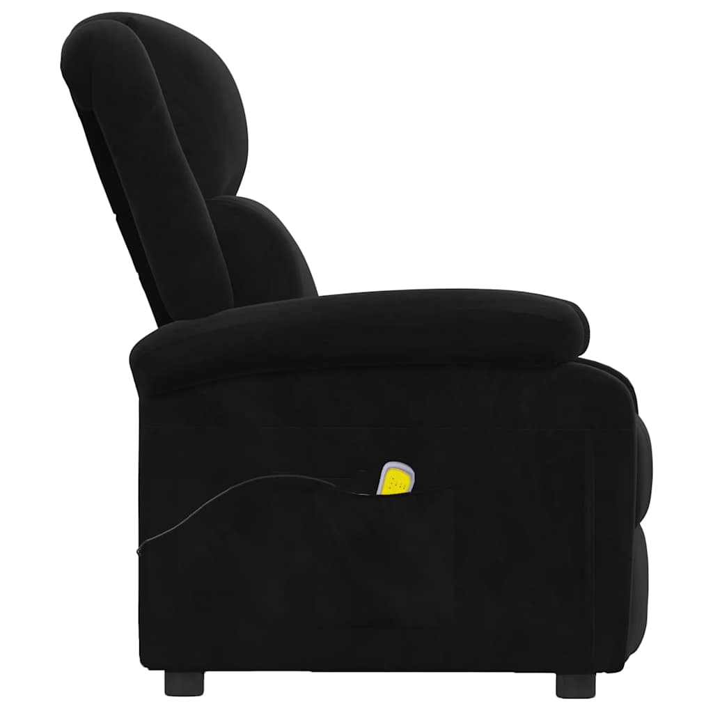 Poltrona de massagens veludo preto