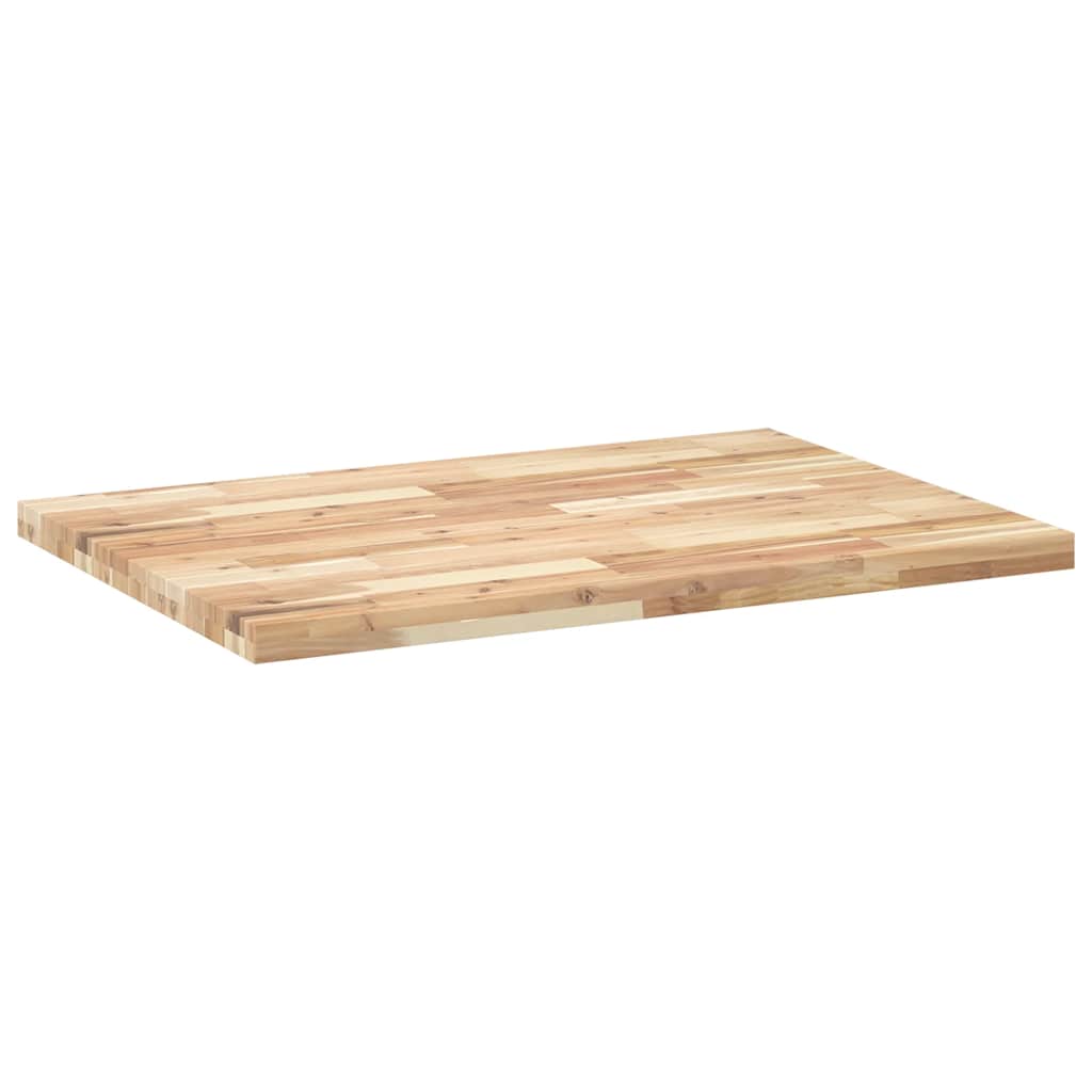 Tampo de secretária 120x70x4 cm acácia maciça não tratada