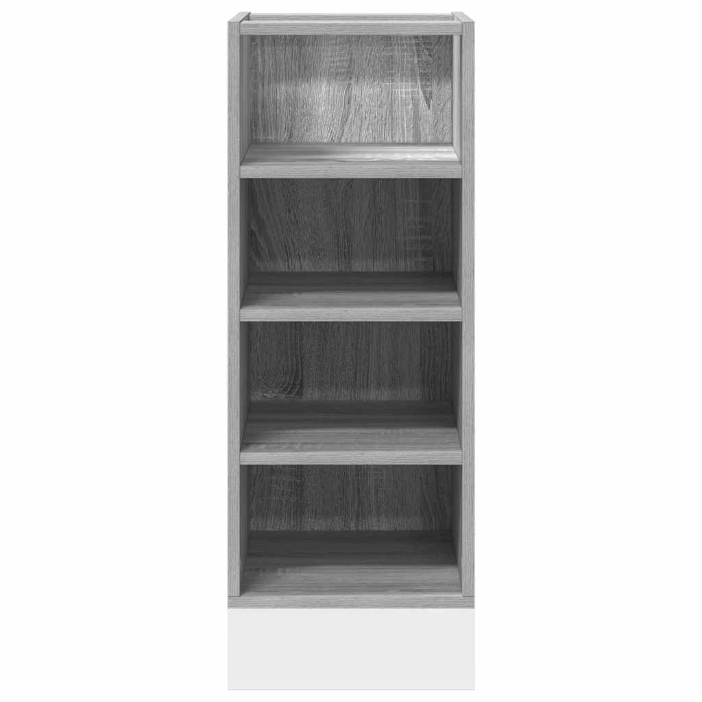 Armário inferior “riga” 30x44,5x81,5 cm cinzento sonoma