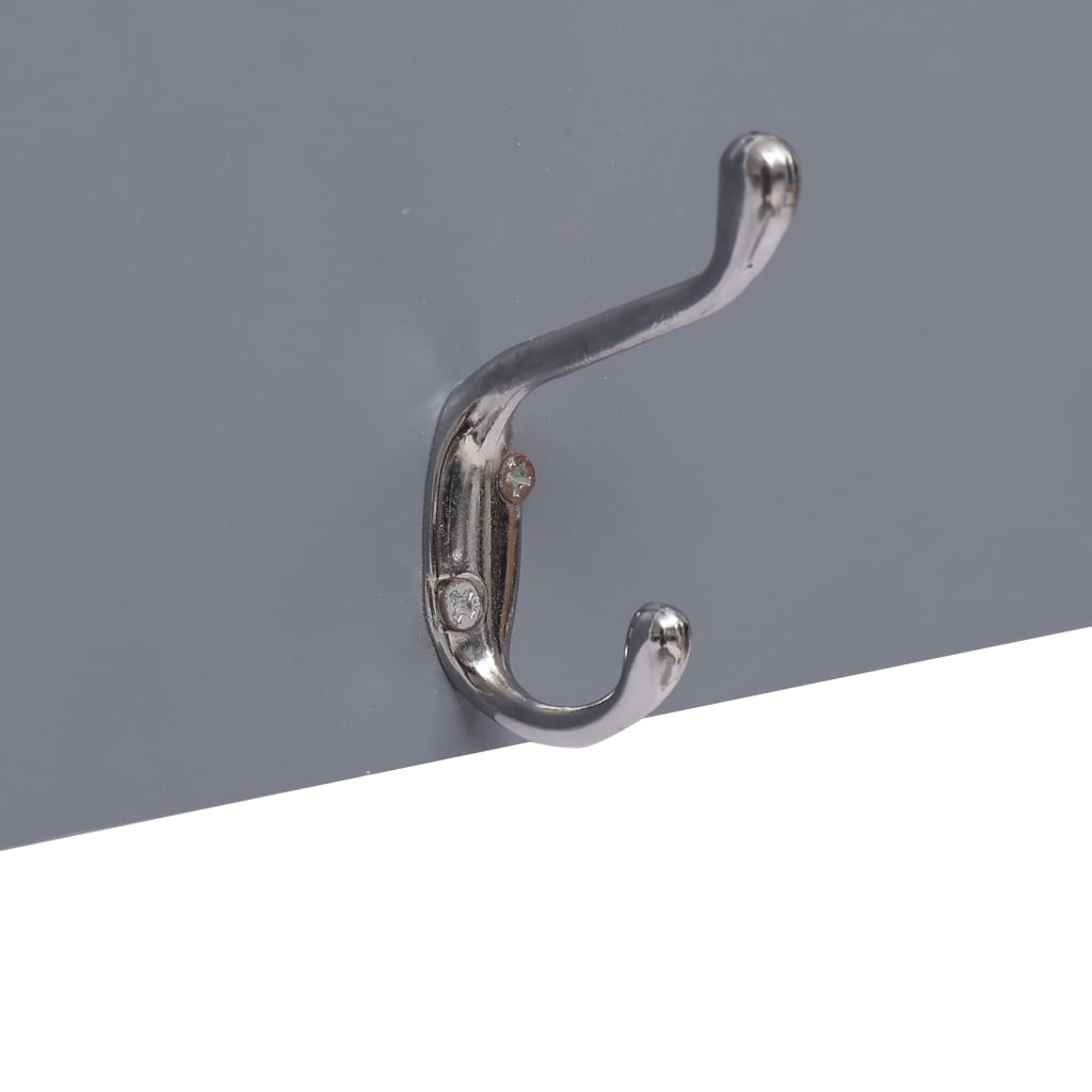 Cabide de parede welcome 74x29,5 cm cinzento