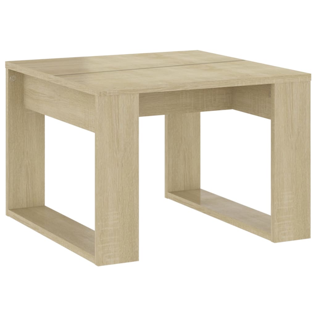 Mesa de apoio 50x50x35 cm derivados de madeira carvalho sonoma