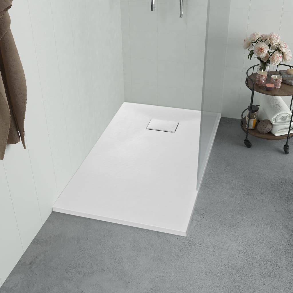 Base de chuveiro smc 100x80 cm branco