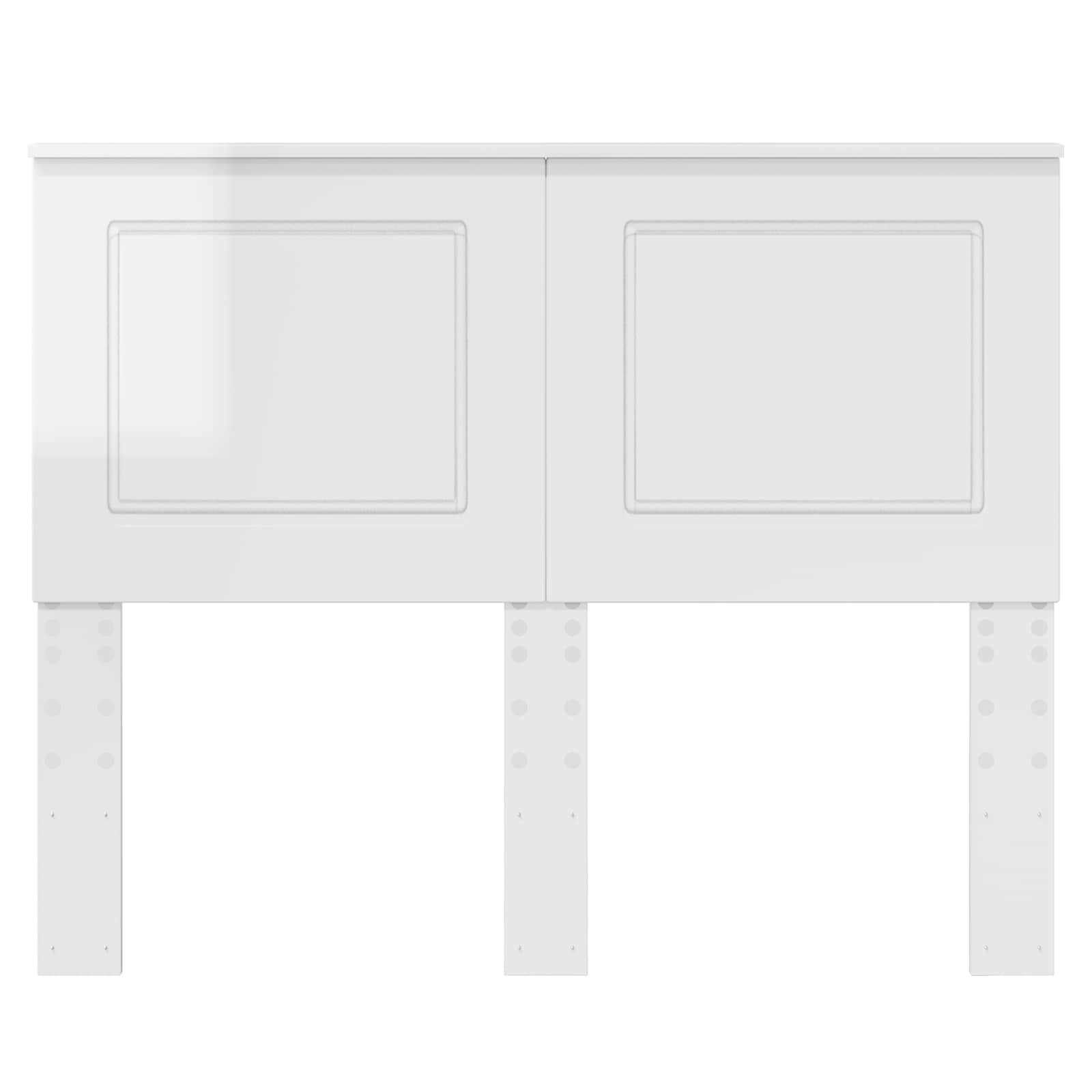 Cabeceira branco brilhante 100 cm madeira engenheirada