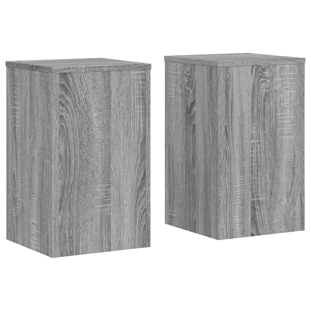 Suportes p/ plantas 2 pcs 30x30x50 cm derivados de madeira