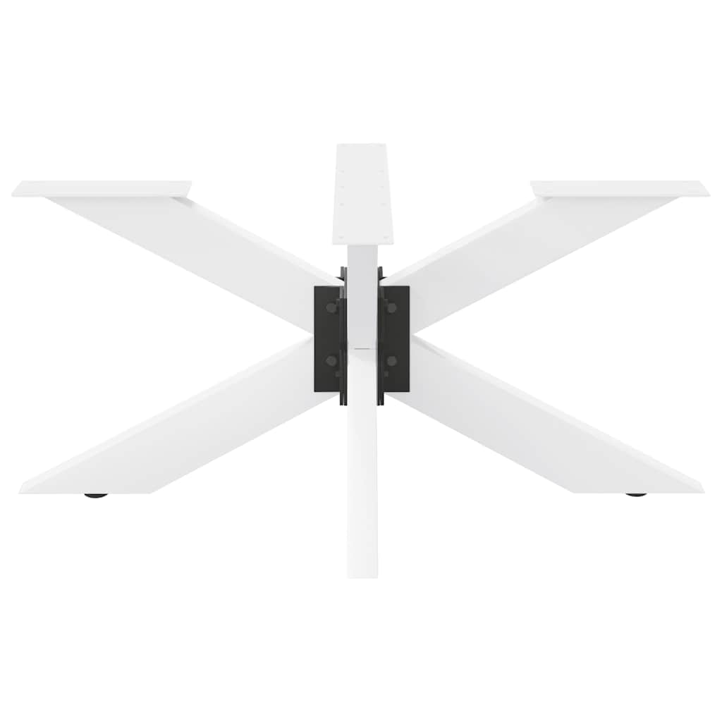 Pé de mesa de centro em formato de aranha, branco, 98x58x(42-43) cm, aço