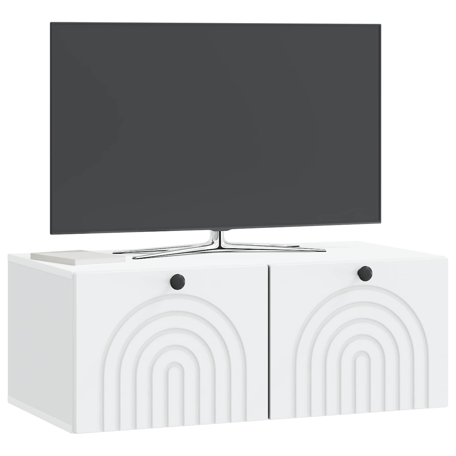 Gabinete de TV de parede branco 78,5 x 41 x 30 cm
