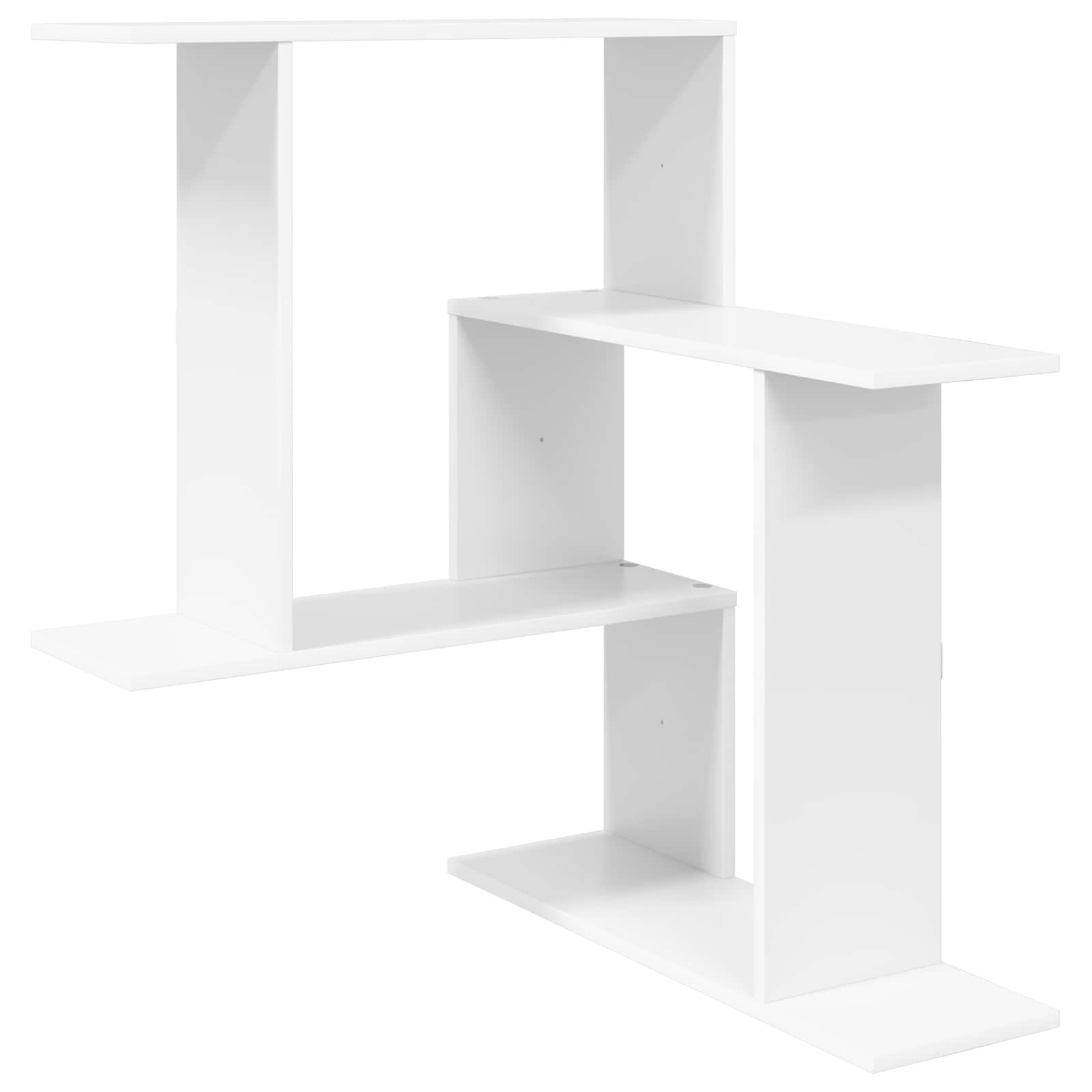 Prateleira de parede branco 67 x 67 x 87 cm