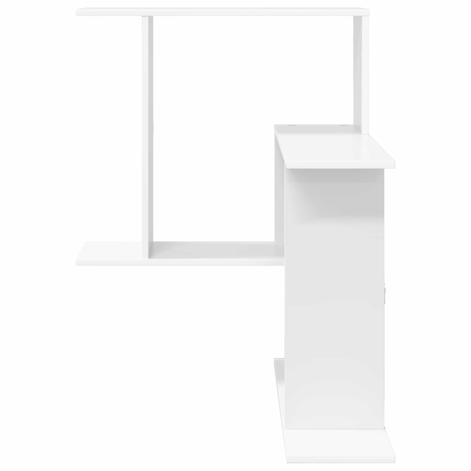 Prateleira de parede branco 67 x 67 x 87 cm