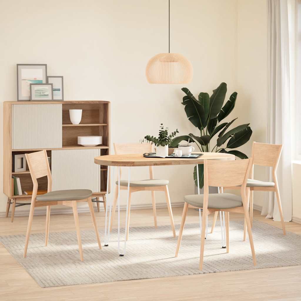 Pernas de grampo para mesas de console para mesa de console 4 peças branco 72 cm aço maciço