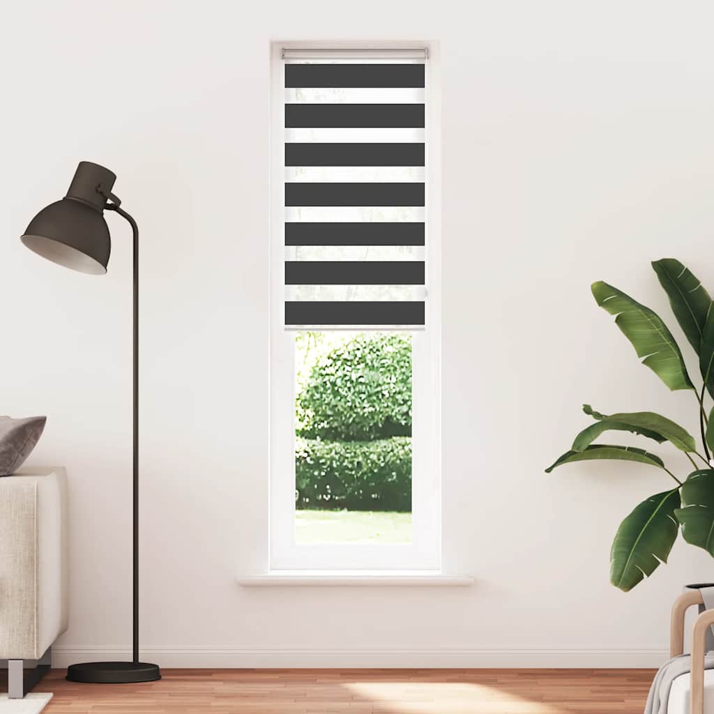 Cortina de zebra 65x230 cm largura do tecido 60,9 cm poliéster