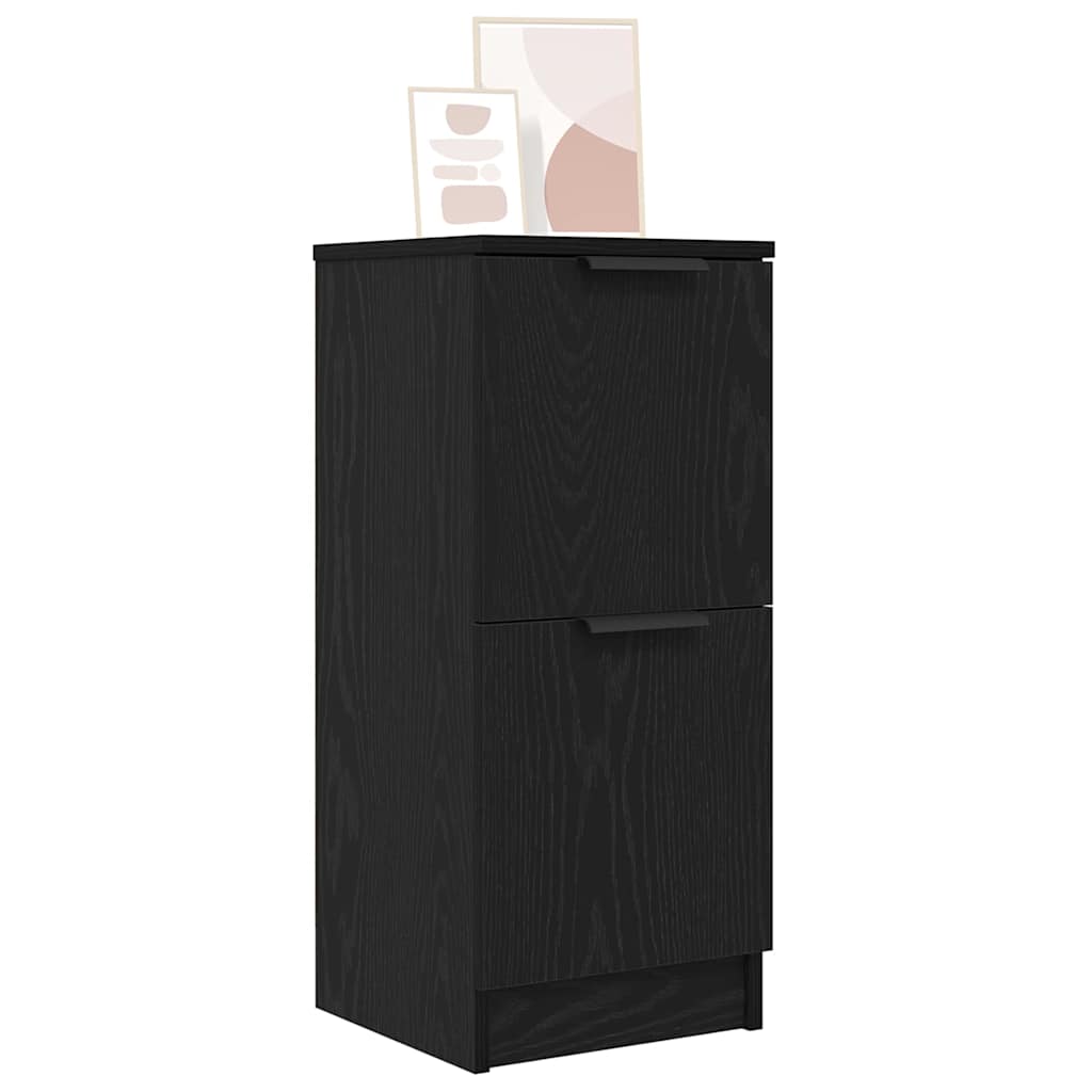 Buffet 2 unid. carvalho preto 30 x 30 x 70 cm
