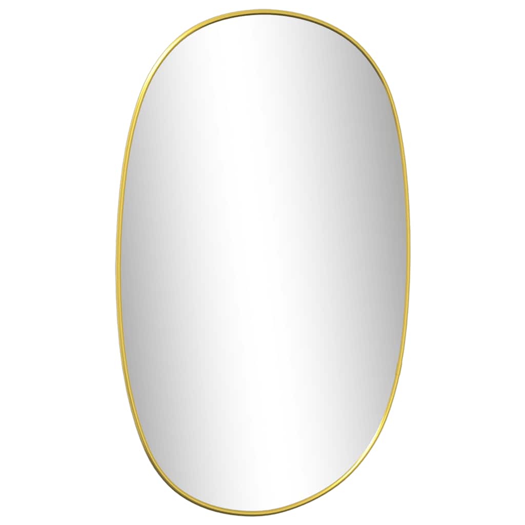 Espelho de parede 60x40 cm dourado