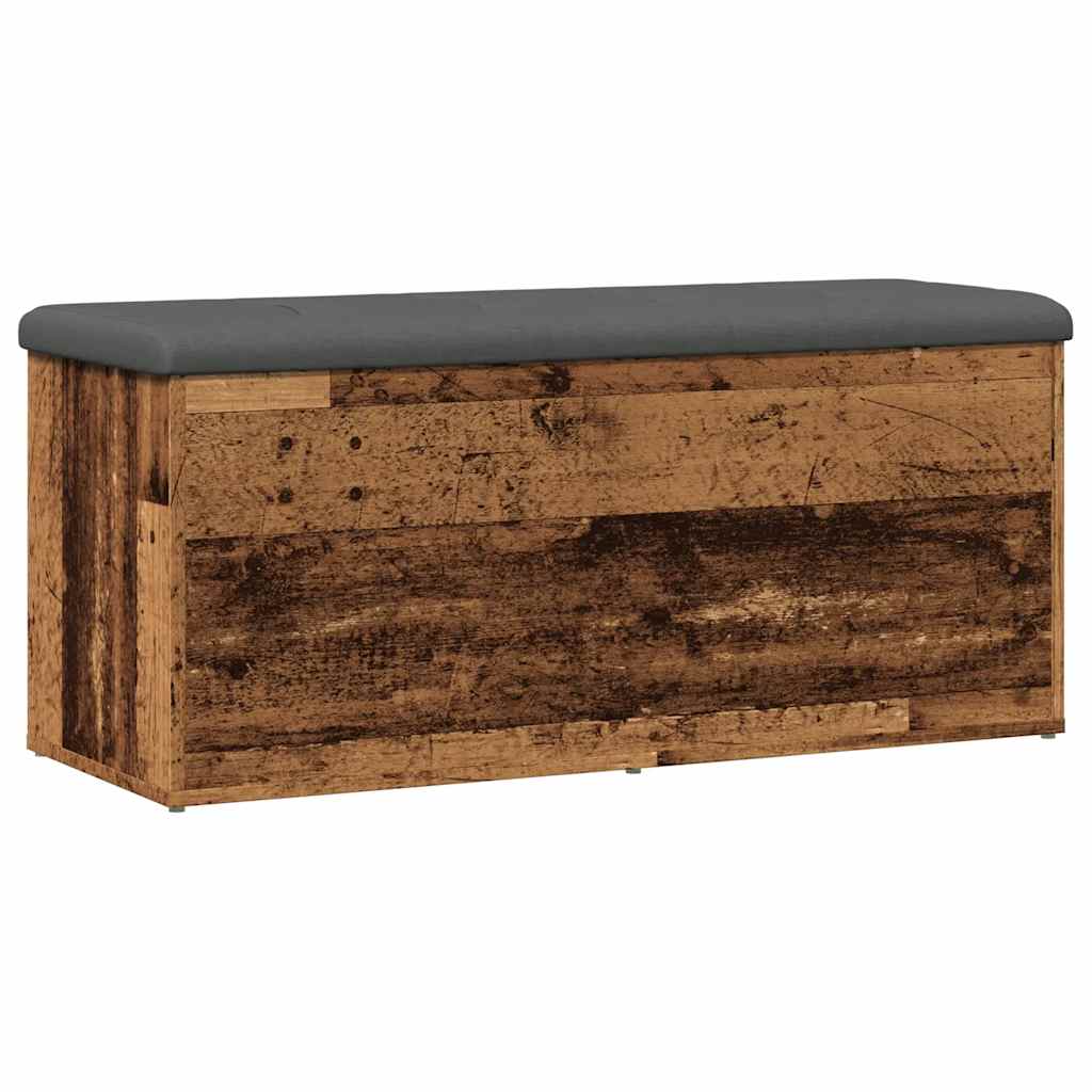 Banco de arrumação 102x42x45 cm derivados madeira madeira velha