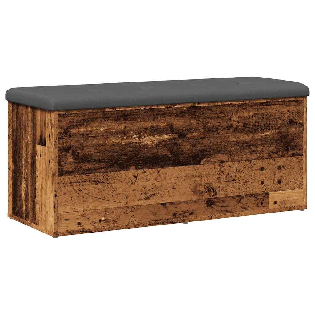 Banco de arrumação 102x42x45 cm derivados madeira madeira velha