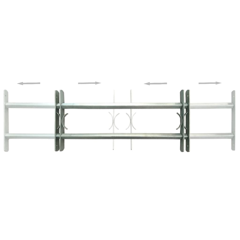 Grades de segurança ajustáveis para janelas 2 pcs 700-1050 mm