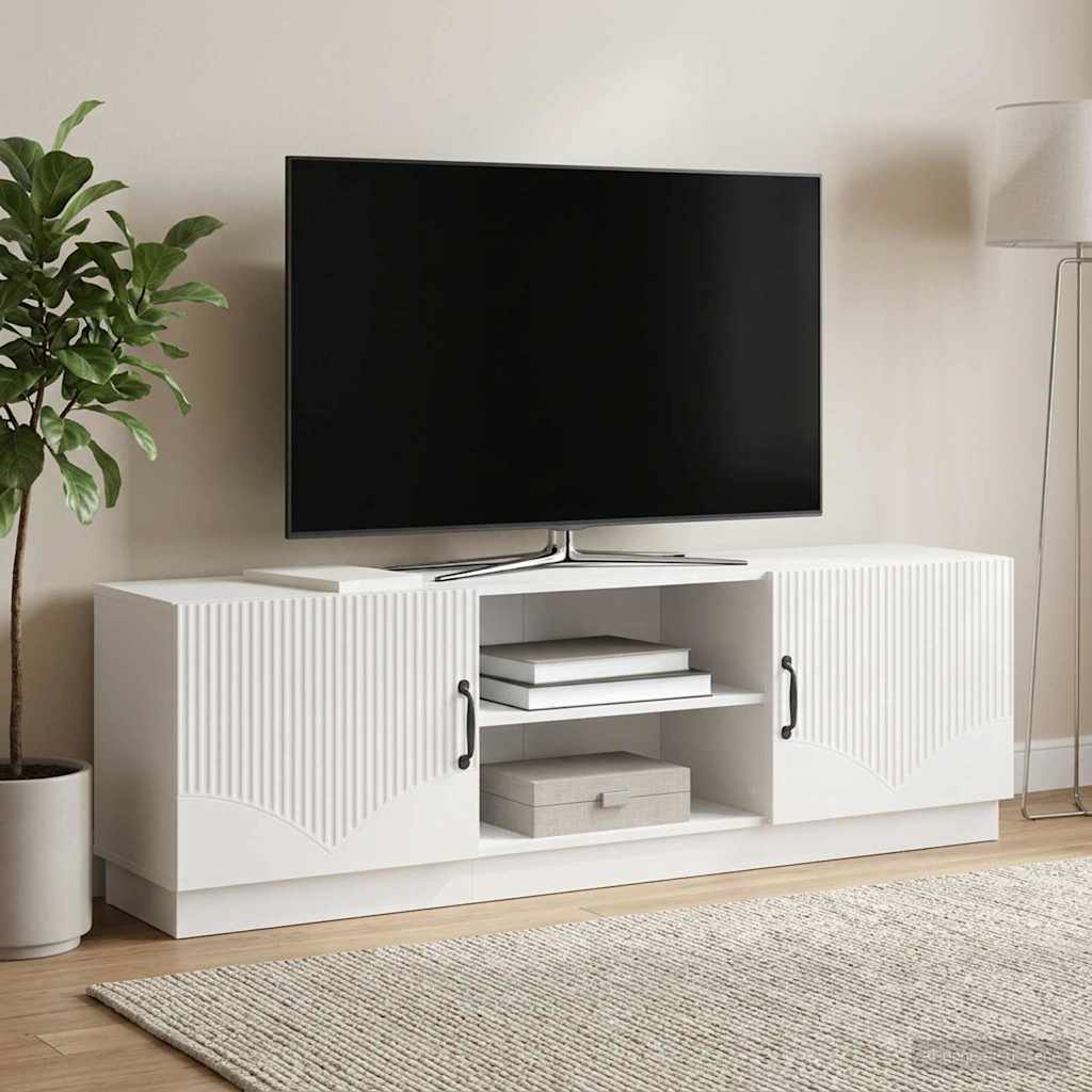 Gabinete para TV branco brilhante 150 x 31 x 47 cm