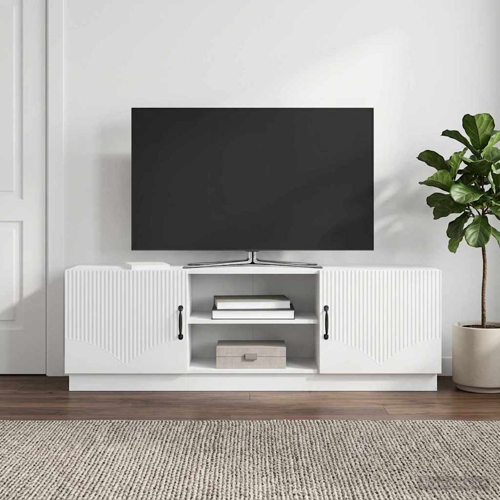 Gabinete para TV branco brilhante 150 x 31 x 47 cm