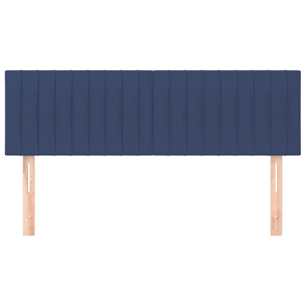 Cabeceiras azul 144x5x78/88 cm tecido