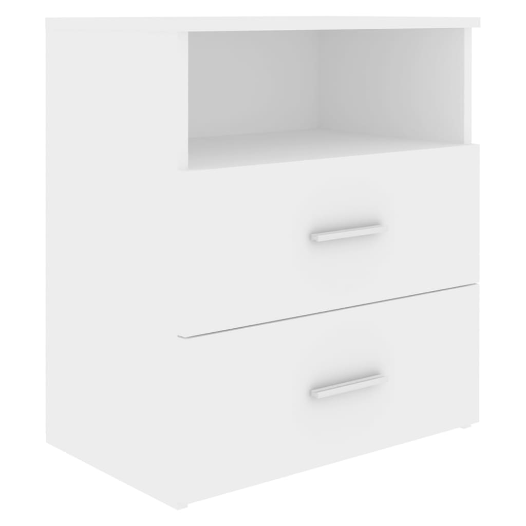 Mesas de cabeceira 2 pcs 50x32x60 cm branco