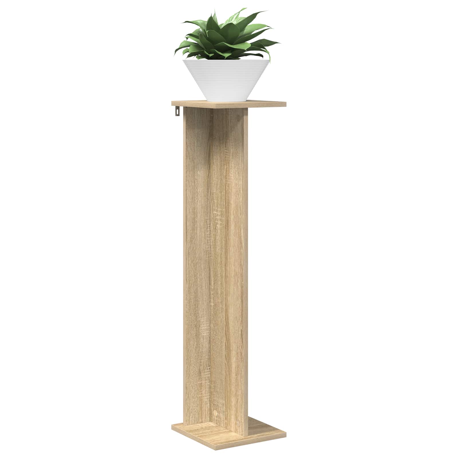 Suporte para plantas 2 unid. carvalho sonoma