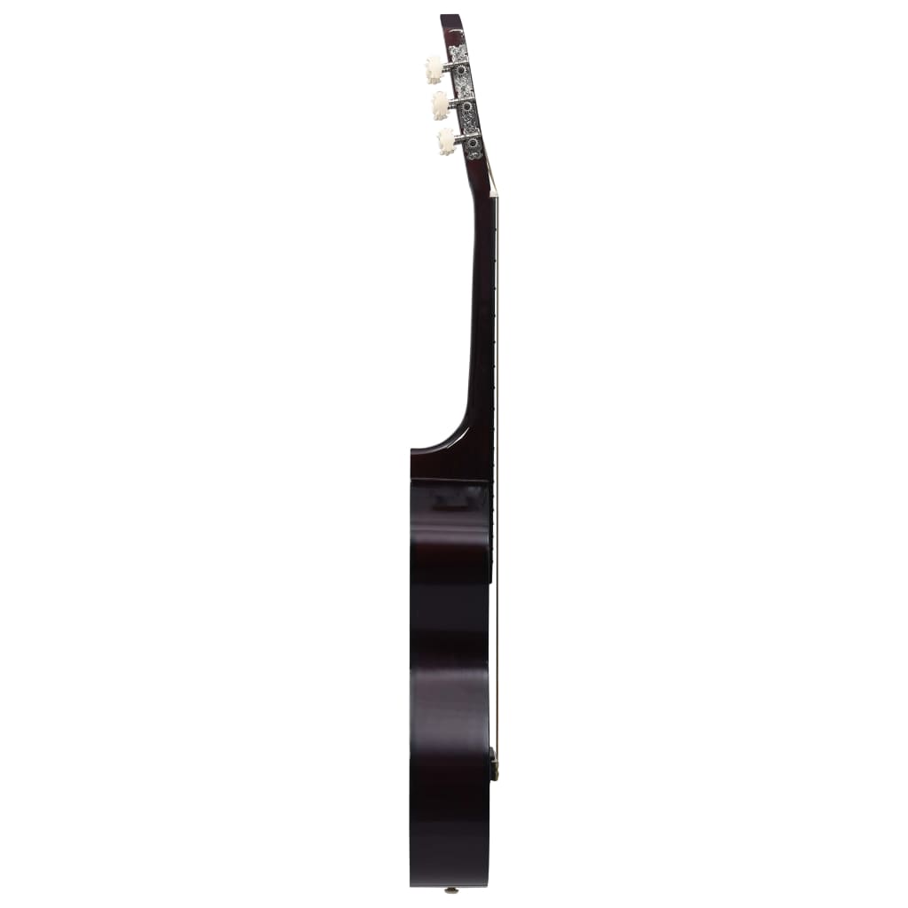 Guitarra clássica iniciantes/crianças com saco 1/2 34"