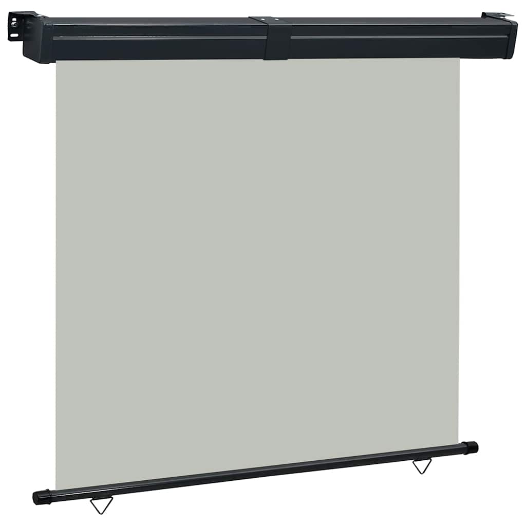 Toldo lateral para varanda 165x250 cm cinzento
