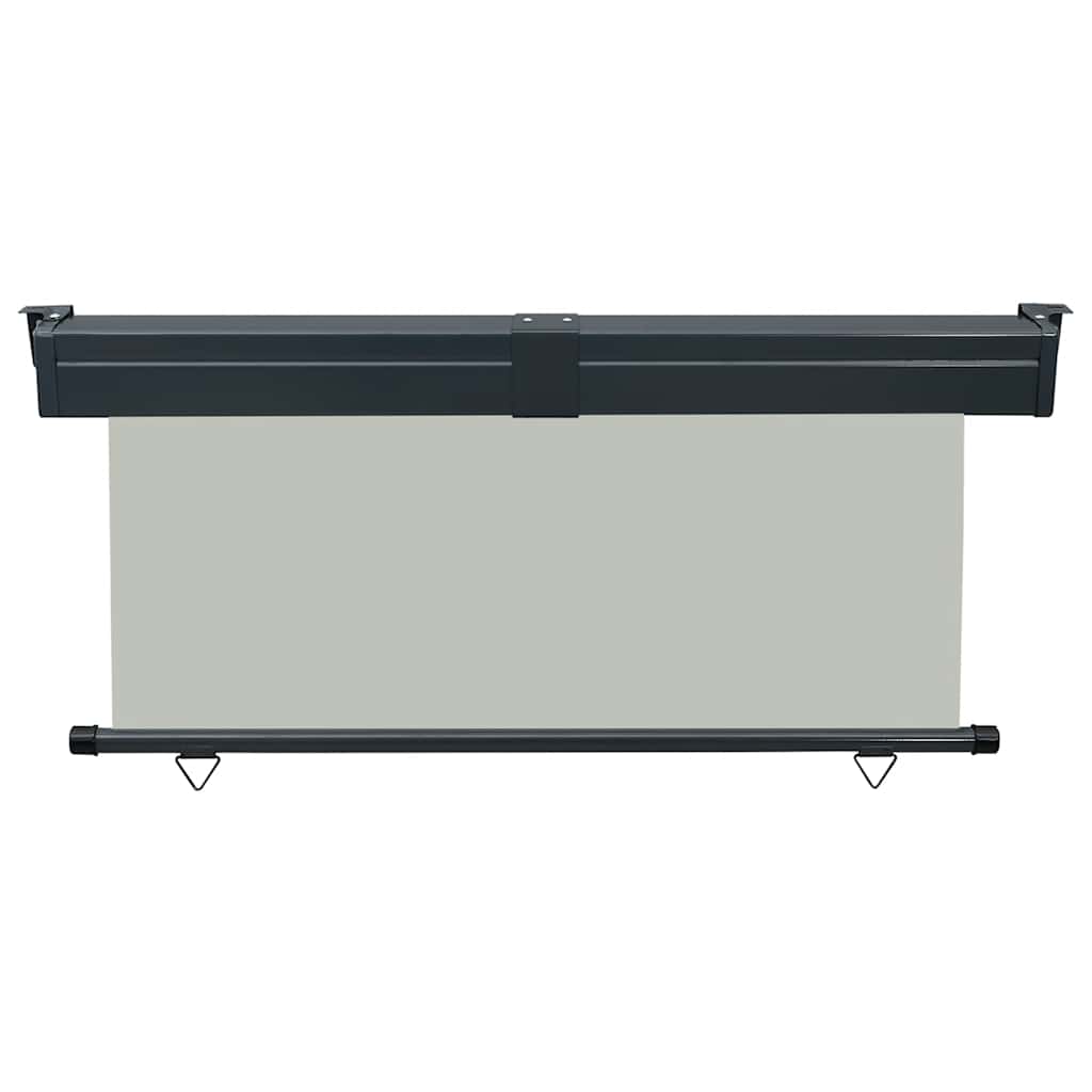 Toldo lateral para varanda 165x250 cm cinzento