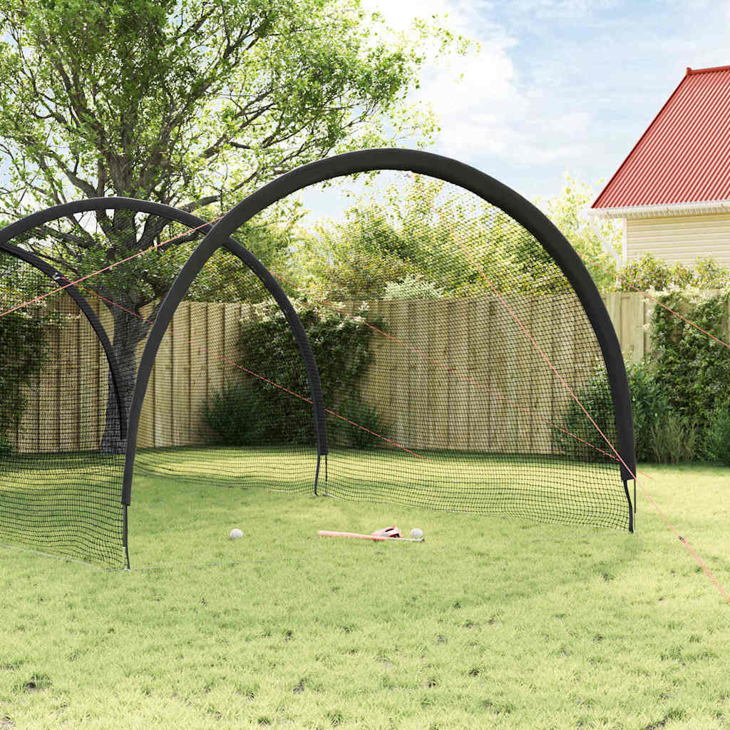 Beisebol e softbol preto 702 x 369,5 x 243,5 cm poliéster