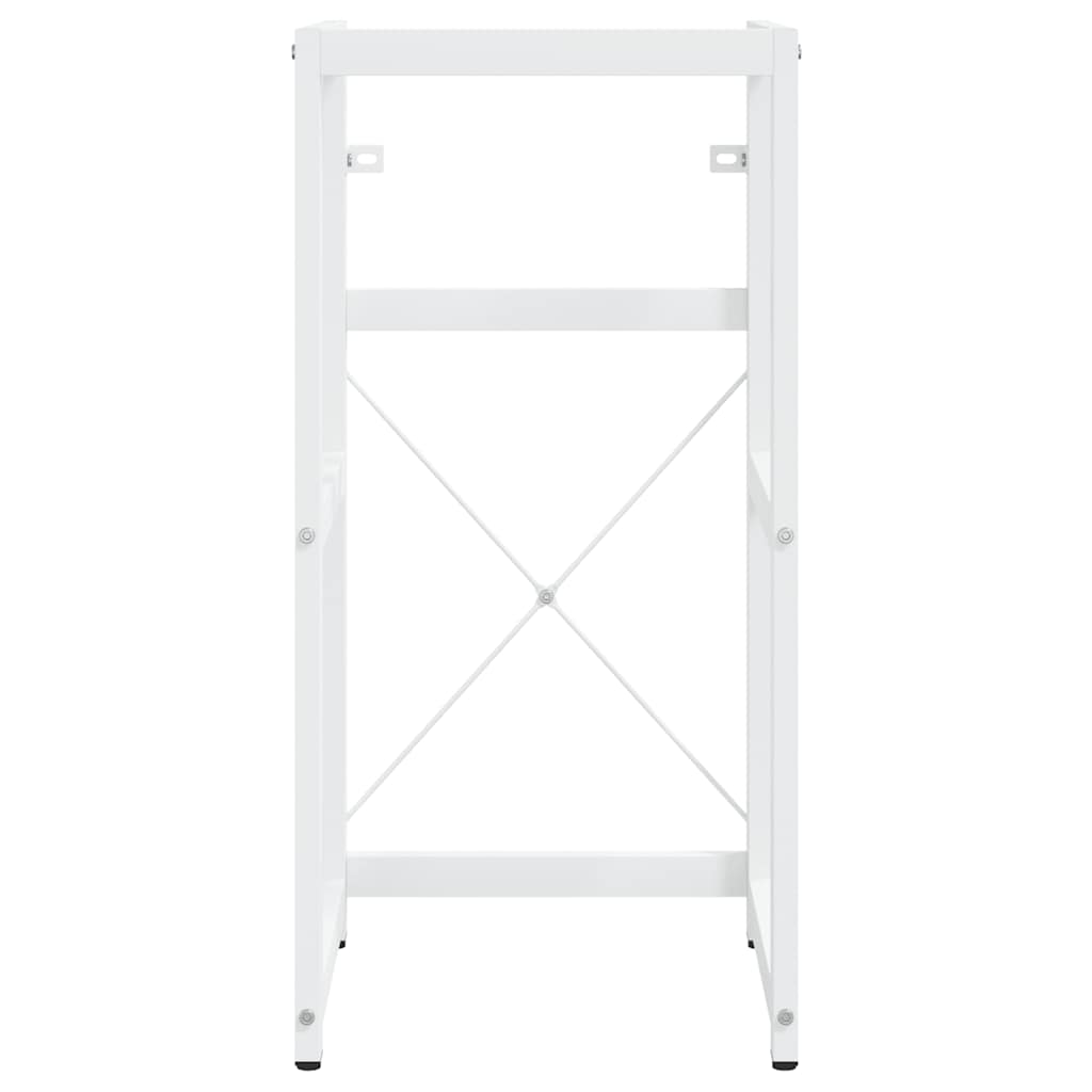 Estrutura p/ lavatório casa de banho ferro 40x38x83 cm branco