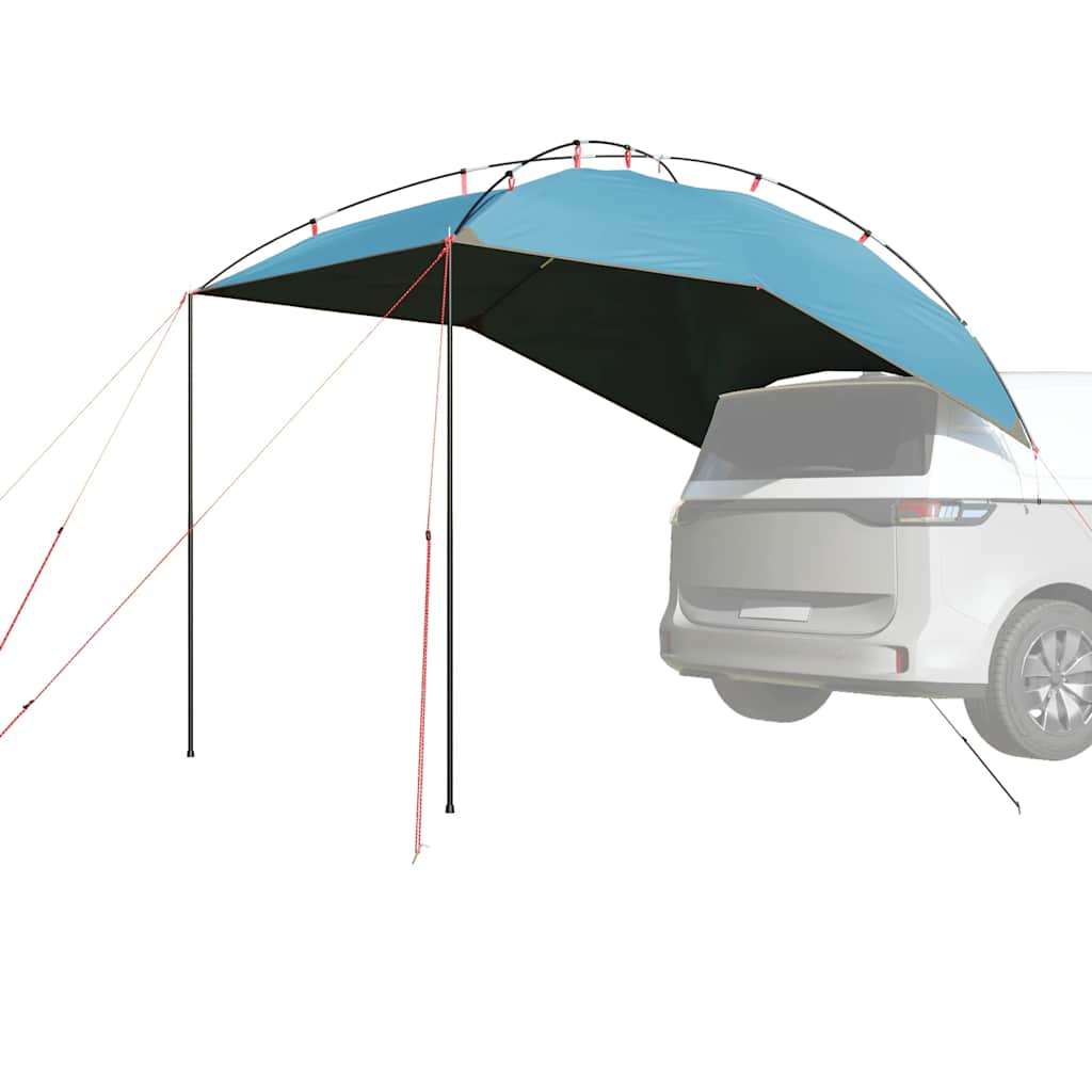 Tenda de carro impermeável azul