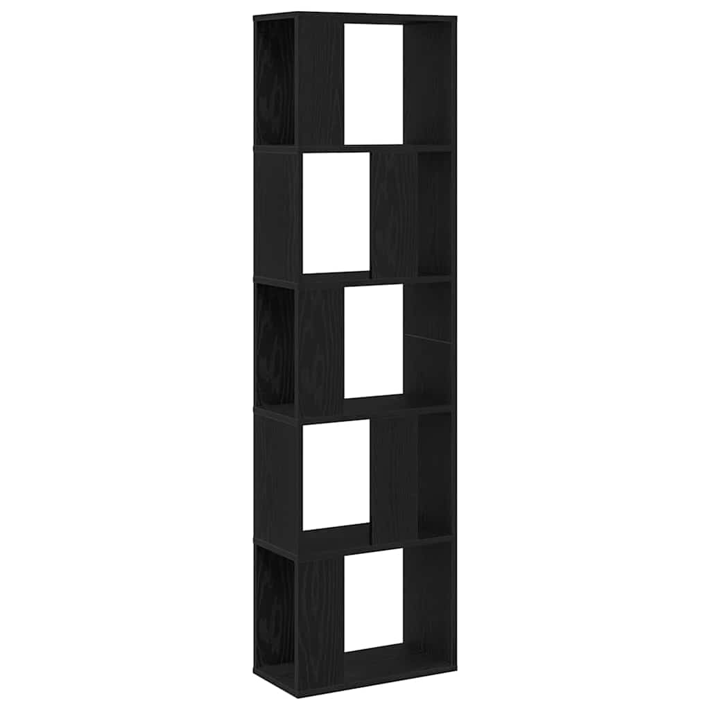 Estante carvalho preto 45 x 23,5 x 162,5 cm