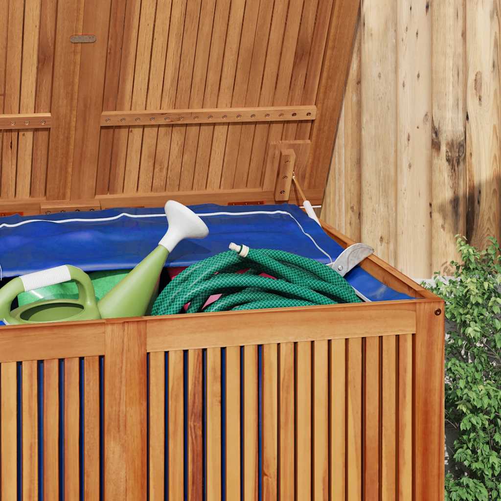 Caixa de arrumação para jardim 150x80x75 cm acácia maciça