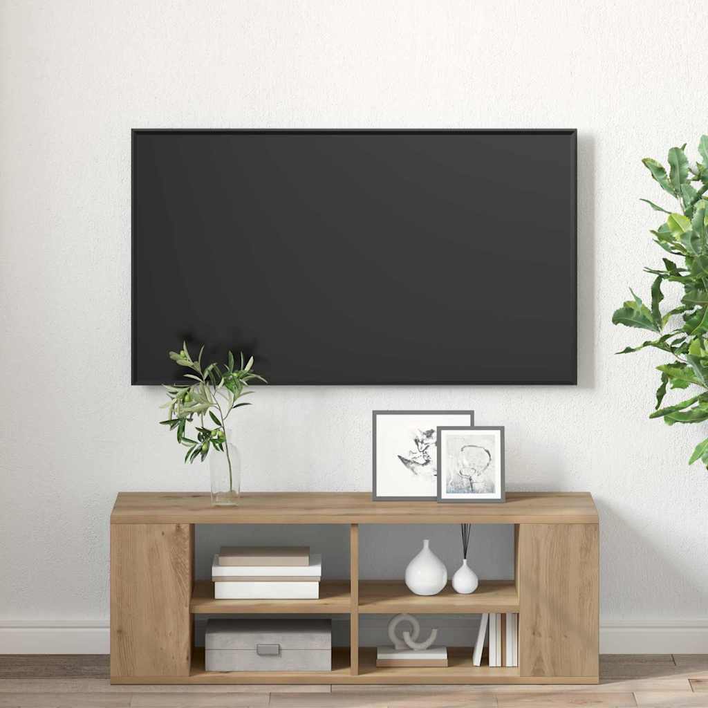 Conjunto de móvel de TV 102 x 35 x 35 cm carvalho artesanal