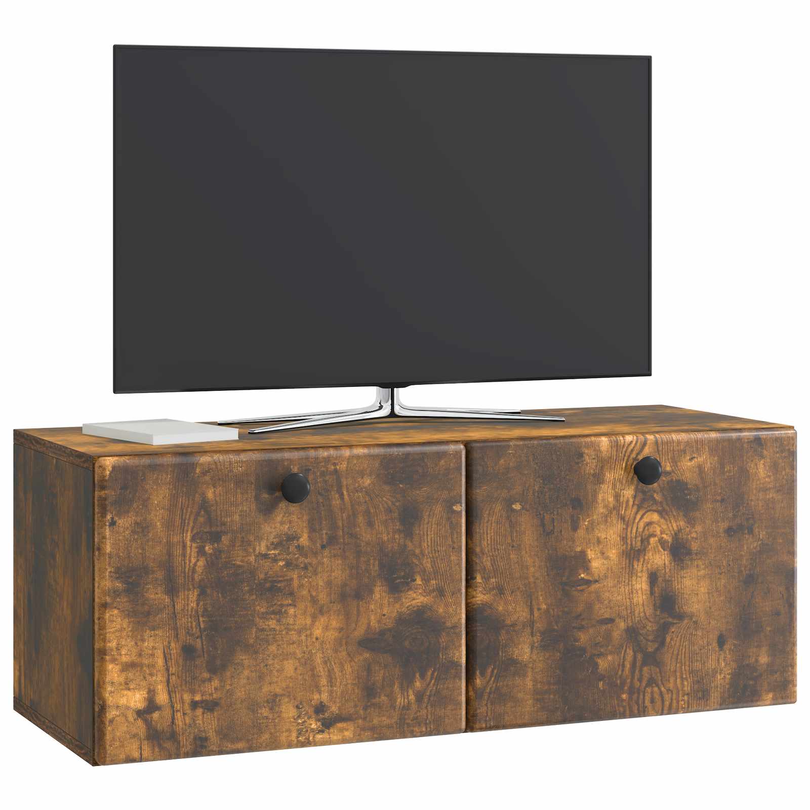 Gabinete de TV de parede 78,5 x 31 x 30 cm carvalho fumado