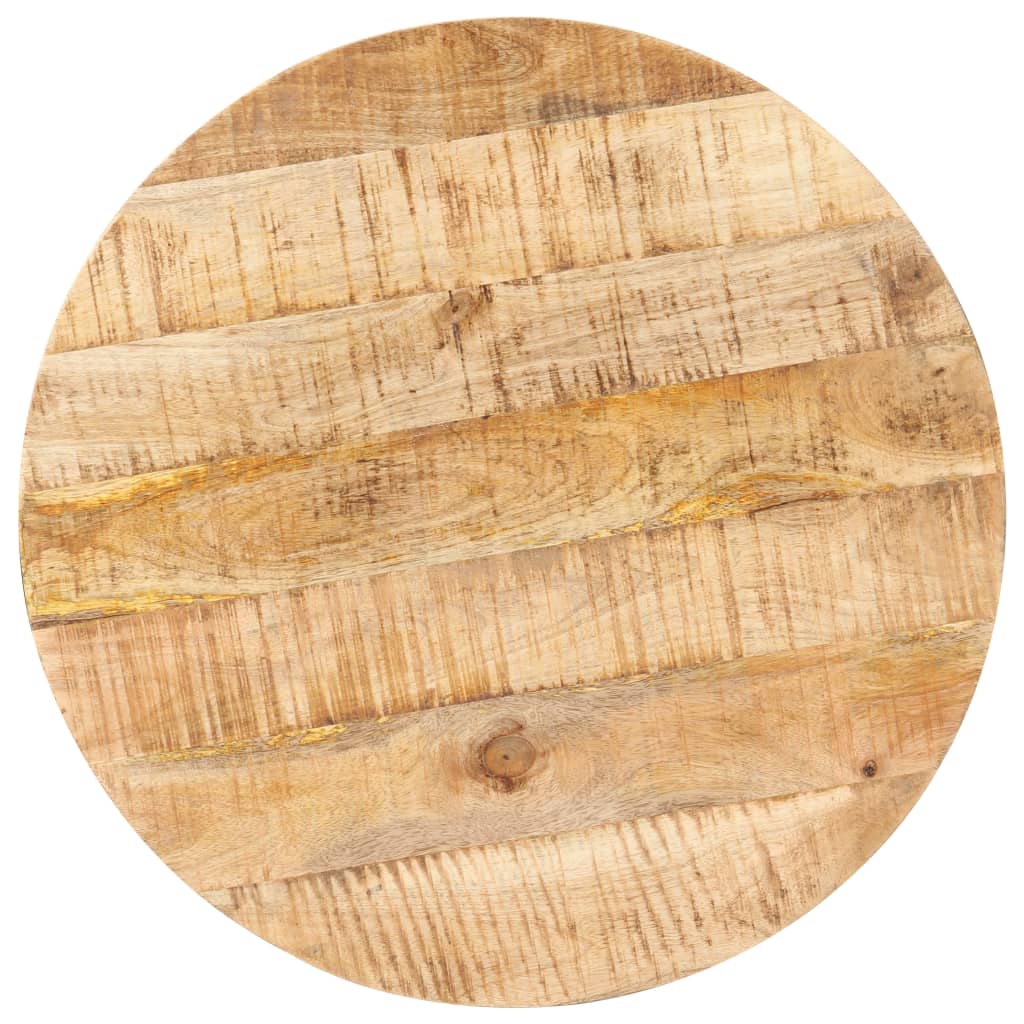 Mesa de bistrô redonda ø60x75 cm madeira de mangueira áspera